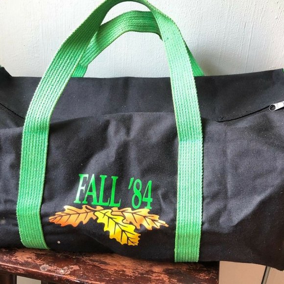 Vintage Horse Racing Duffel Belmont - Picture 3 of 7